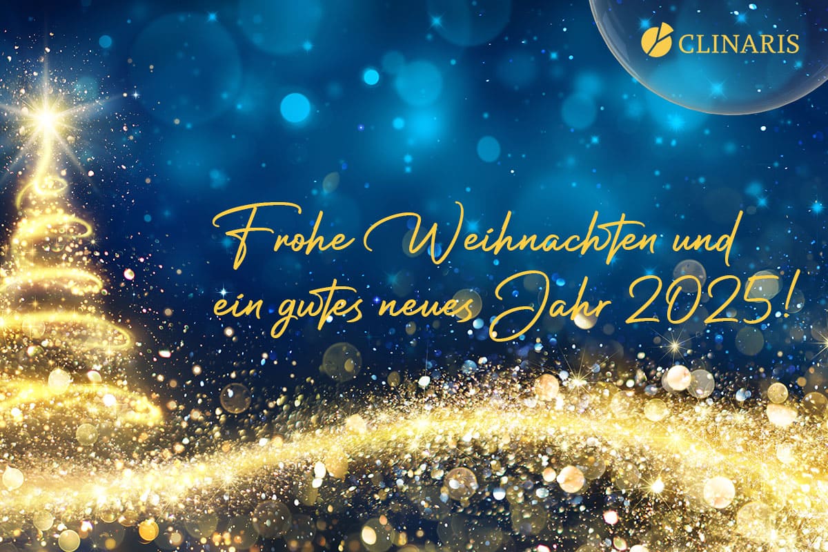 CLINARIS wünscht Frohe Weihnachten und ein gutes neues Jahr 2025!