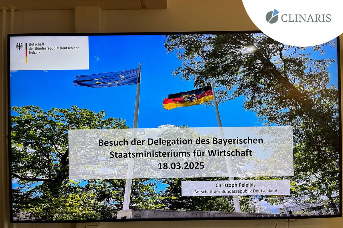CLINARIS ist Teil der Delegationsreise des Bayerischen Wirtschaftsministeriums nach Finnland